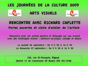 Journées de la Culture 2009 Journées de la Culture 2009